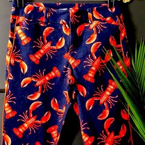 Old Navy Lobster Print Pixie Ankle Pants